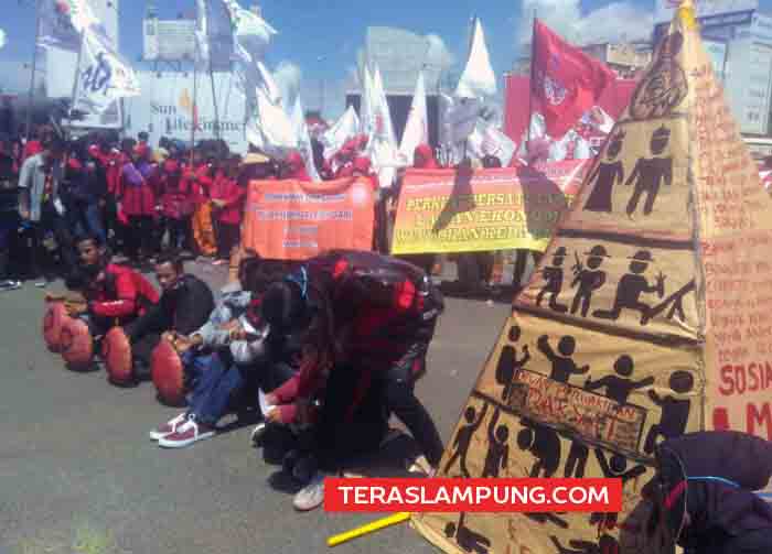 Inilah Tuntutan Buruh Lampung pada Peringatan May Day 2017
