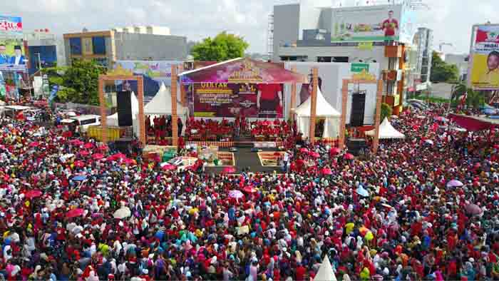 Peserta Jalan Sehat HUT Bandarlampung Seribuan, Puluhan Ribu, atau Ratusan Ribu?
