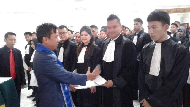 Sebanyak 78 Advokat Baru Peradi Bandarlampung Dilantik