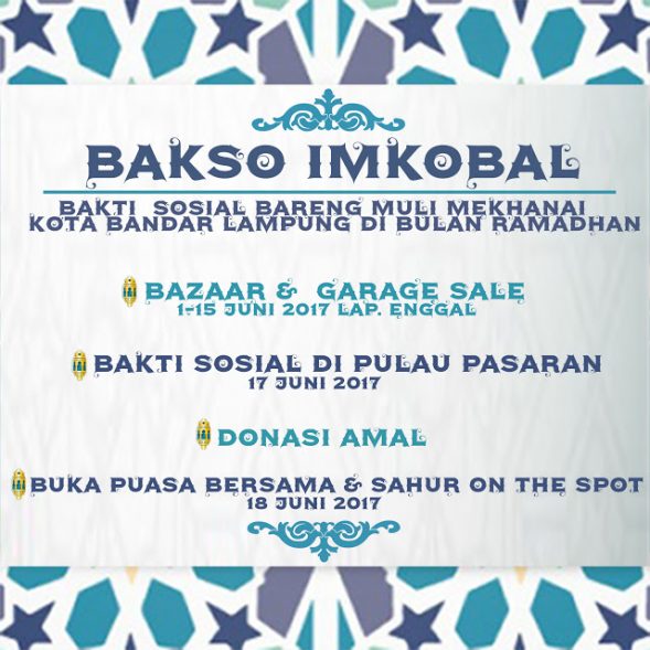 Inilah Bakso Imkobal Racikan Muli Mekhanai Bandarlampung pada Ramadan 2017