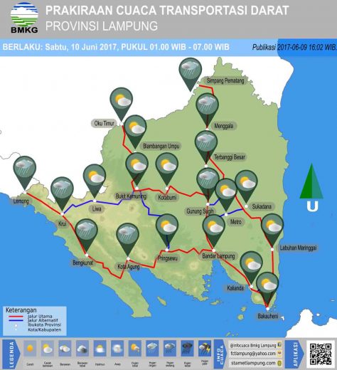 Mewaspadai Cuaca Buruk di Lampung