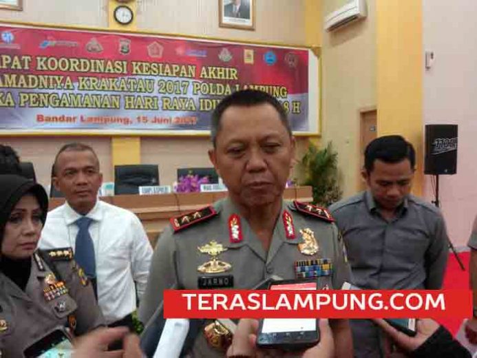 Amankan Arus Mudik-Balik Lebaran 2017, Polda Lampung Terjunkan 4.925 Personel Gabungan