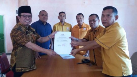 Pilgub Lampung, Mustafa Ambil Berkas Pendaftaran di Partai Hanura