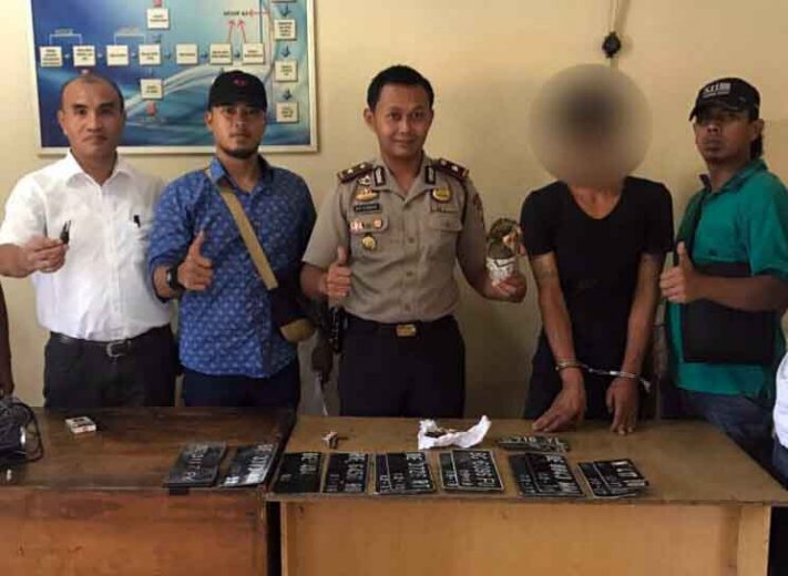 DPO Curanmor Dibekuk di Rumah Temannya, Polisi Sita Motor Curian dan Ganja