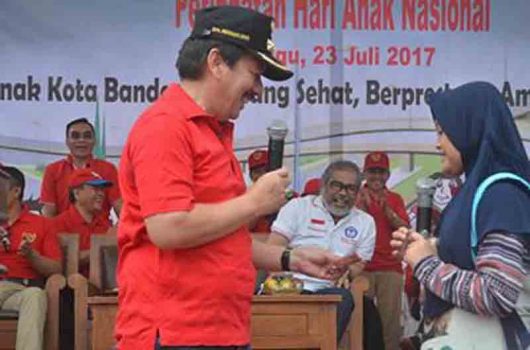 Hari Anak Nasional, Pemkot Bandarlampung Deklarasikan Kota Ramah Anak
