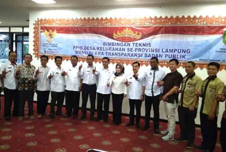 KI Lampung Gelar Bimbingan Teknis bagi PPID Desa