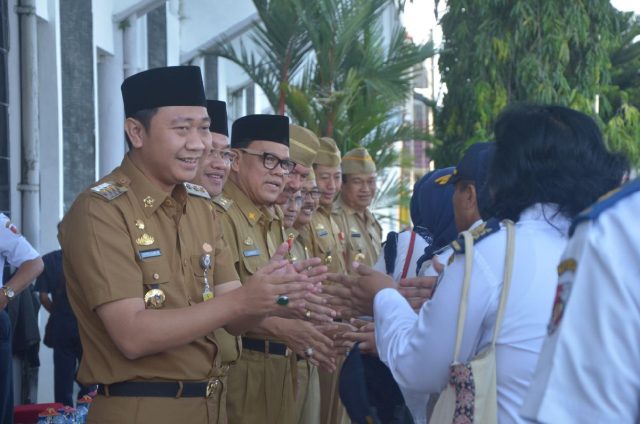 Bupati Agung Halal Bihalal dengan Para ASN Pemkab Lampung Utara