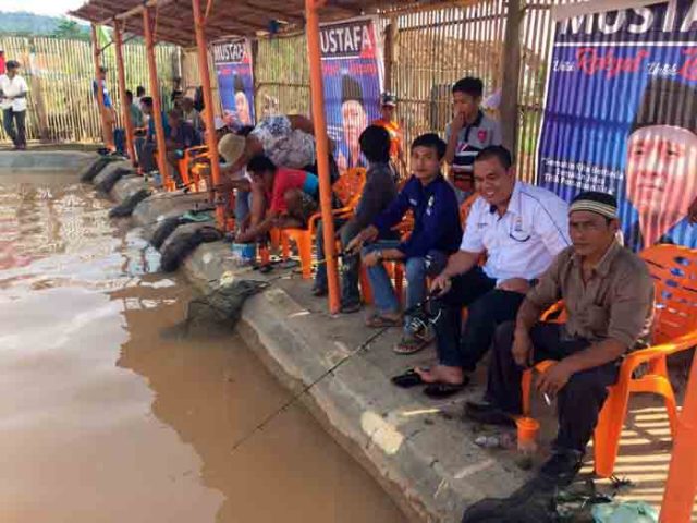 Pilgub Lampung, Nasdem Sosialisasikan Mustafa Lewat Lomba Memancing