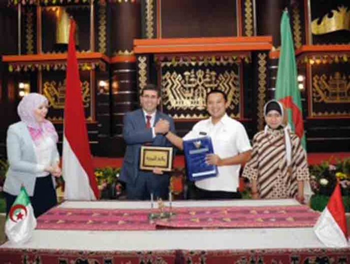 Pemprov Lampung dan Provinsi Bouira Aljazair Teken Kerja Sama Provinsi Bersaudara