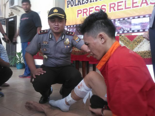 Pembobol Indomaret Ditembak Polisi