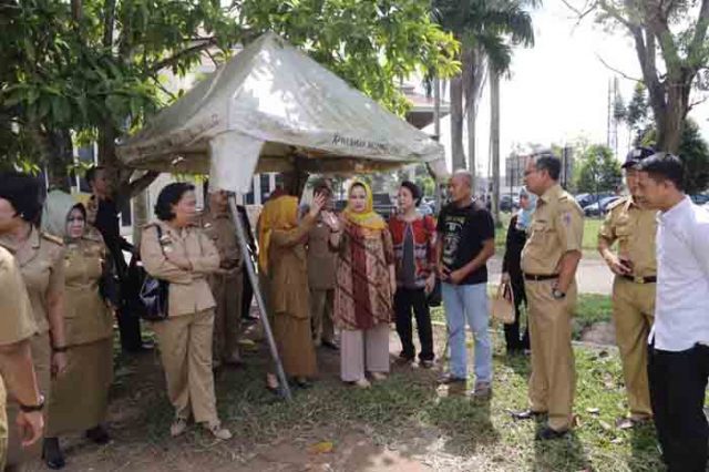 Harganas 2017, Yustin Cek Kesiapan PKOR Way Halim