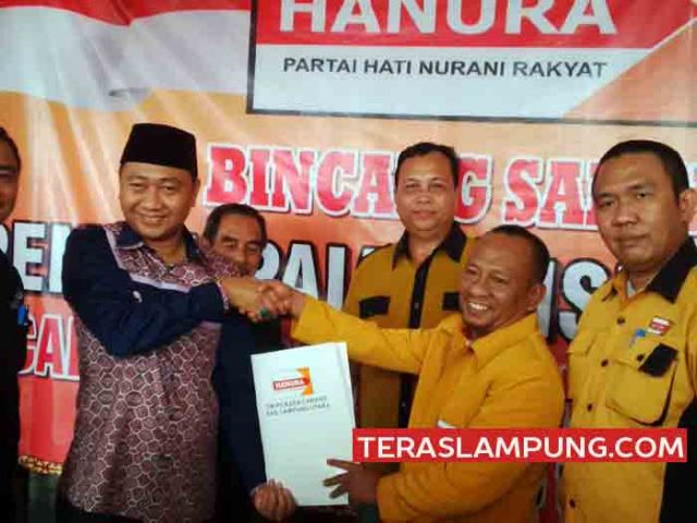 Pilbub Lampura, Agung Kembalikan Berkas di Partai Hanura