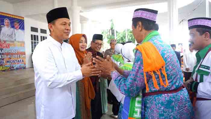 Anggarkan Dana Rp2 M Lebih, Bupati Mustafa Bantu Tiap Calon Haji Lamteng Rp2,6 Juta