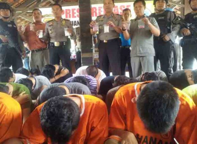 Sepekan, Polresta Bandarlampung Tangkap 32 Tersangka Kasus Narkoba