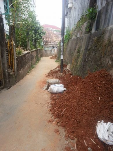 Warga Bandarlampung Protes Penggalian untuk Proyek Pipa Gas Asal-Asalan