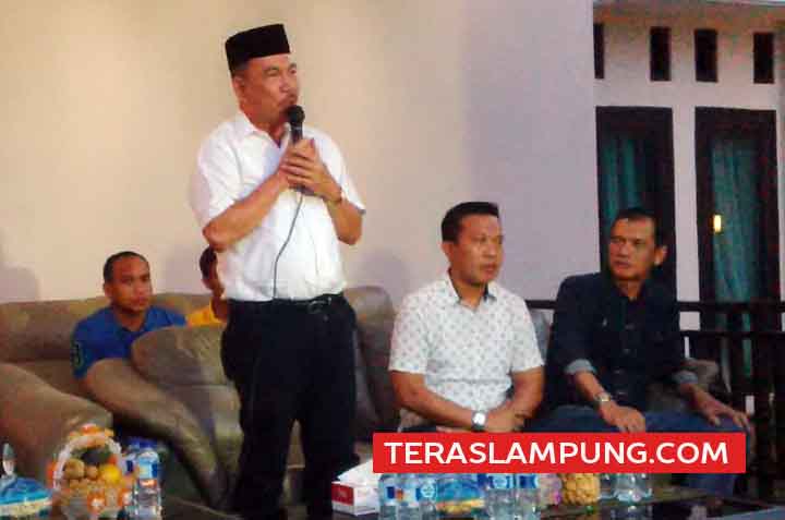 Pilbup Lampung Utara, Mantan Sekdaprov Berlian Tihang Bertemu Yusrizal