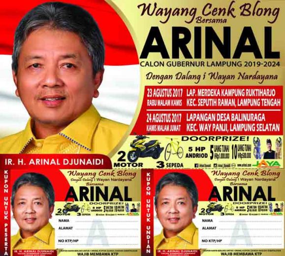 Silaturahmi dengan Komunitas Bali, Arinal Djunaidi Gandeng I Wayan Nardayana Suguhkan Wayang Ceng Blong