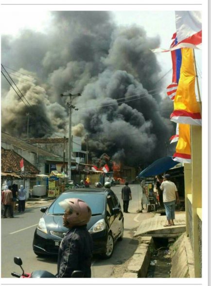 Ini Penyebab Kios Tambal Ban dan Warung Bakso Dono Ludes Terbakar