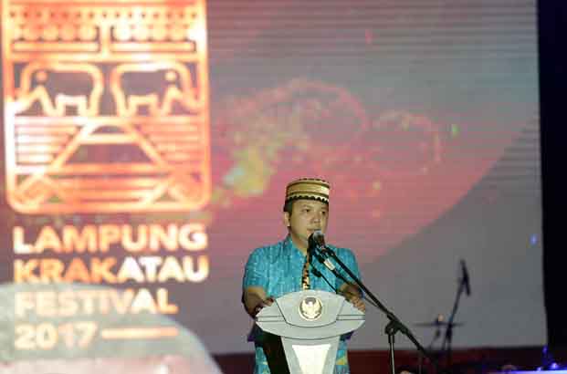 Gubernur Ridho Ficardo Buka Festival Krakatau 2017