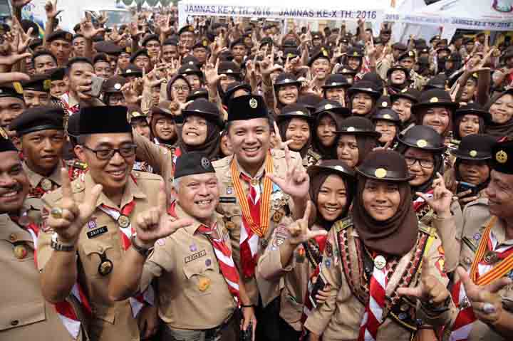 Ini Pesan Gubernur Ridho Ficardo untuk Kontingen Lampung di Raimuna Pramuka