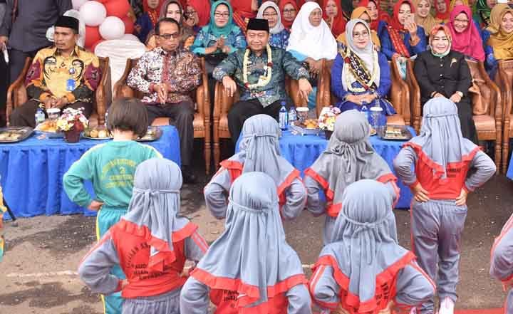 Dua Ribuan Anak Meriahkan Gebyar PAUD Lampung Utara