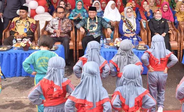 Dua Ribuan Anak Meriahkan Gebyar PAUD Lampung Utara