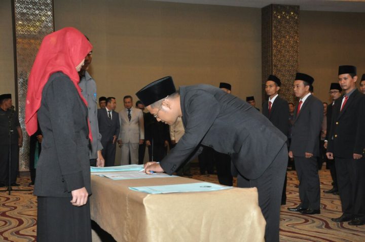 Anggota Panwaslu di 15 Kabupaten – Kota Se-Lampung Dilantik