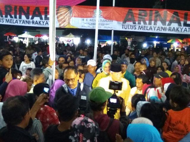 Wayangan di Tanggamus, Ribuan Warga Antusias Sambut Arinal