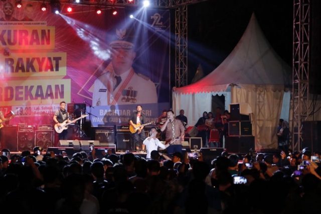 HUT RI, D’Bagindas dan Kristiyanto Jamrud Meriahkan Pesta Rakyat di Saburai