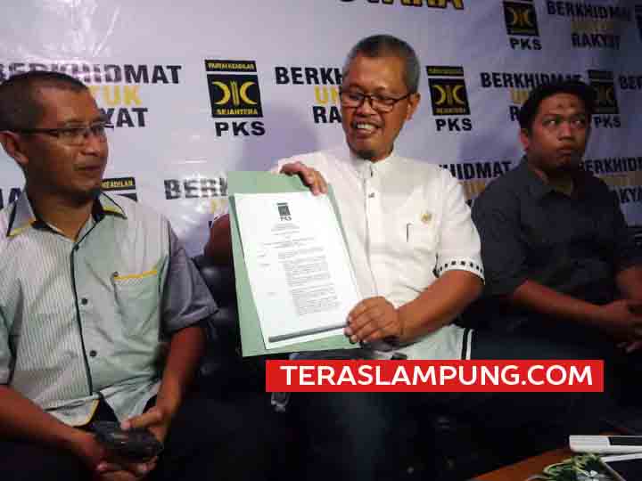 Pilbup Lampura 2018, PKS Dukung Agung Ilmu Mangkunegara