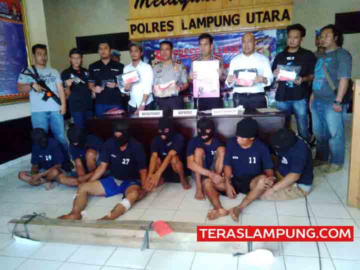 Lagi, Polres Lampura Bekuk Pelaku Perampokan di Dusun V Dorowati