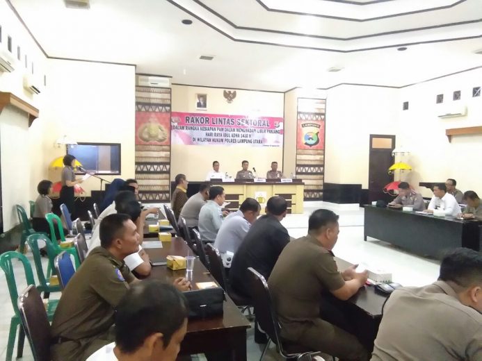 Polres Lampung Utara Gelar Rakor Persiapan Pengamanan Idul Adha