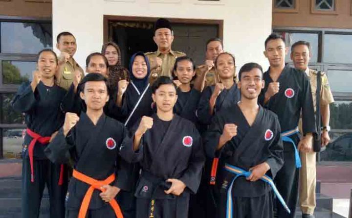 Bupati Lampung Tengah Lepas Tim Hapkido dan Suratin Cup