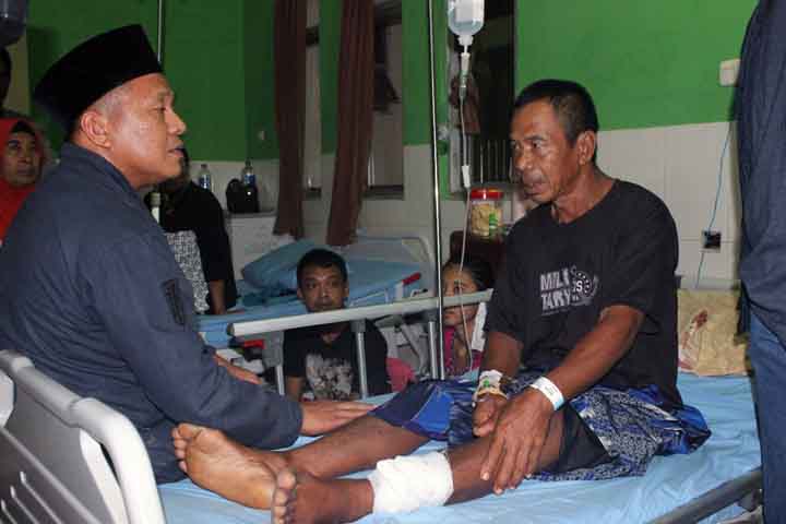 Anggota Linmas Lamteng Ditembak Pencuri Saat Ronda Malam