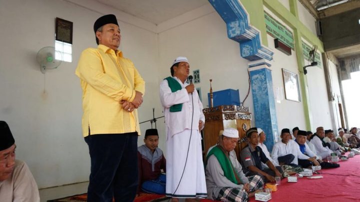 Pulang Kampung, Arinal Djunaidi Disambut Umat Hindu dan Para Santri Waykanan