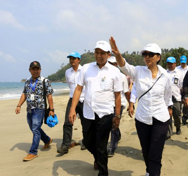 Menteri BUMN Lirik Pantai Nipah Lampung Selatan Destinasi Wisata