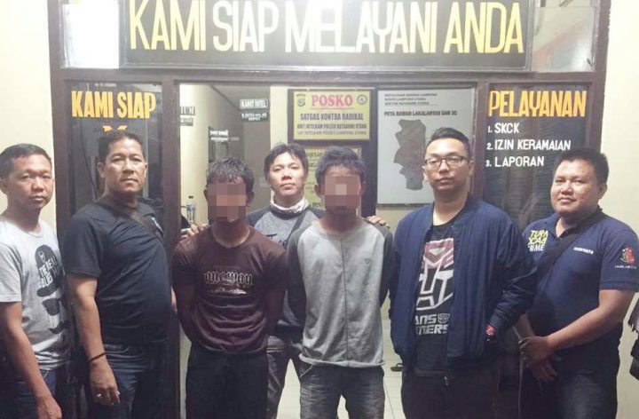 Dua Tersangka Begal Diamuk Massa di Desa Talang Bojong Kotabumi