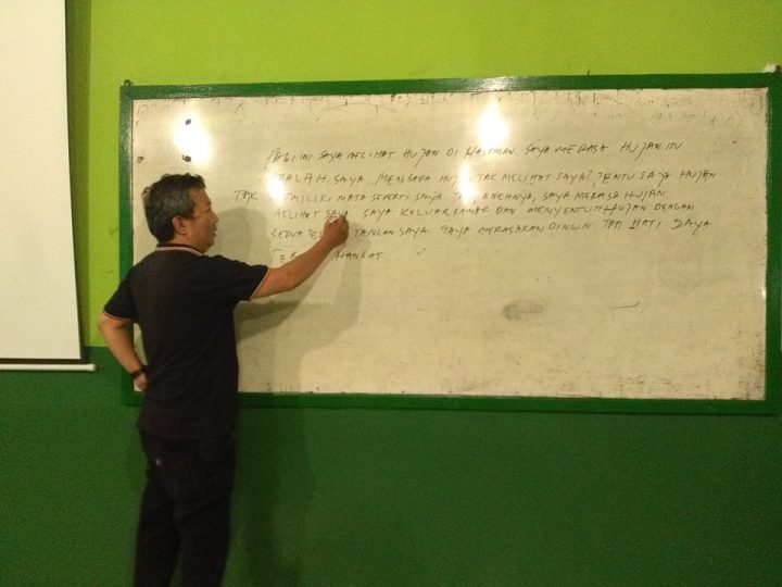 Belajar Sastra, GSMS di SMK Taman Siswa Bandarlampung Diikuti 31 Siswa