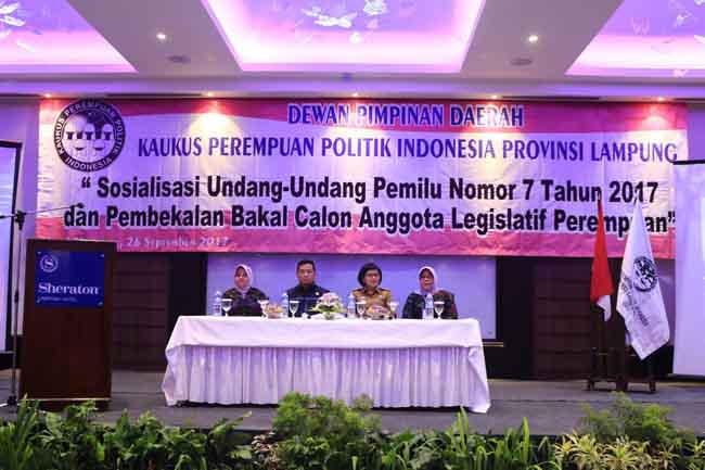 Pemprov Lampung Dukung KPPI Raih Kuota 30 Persen di Parlemen