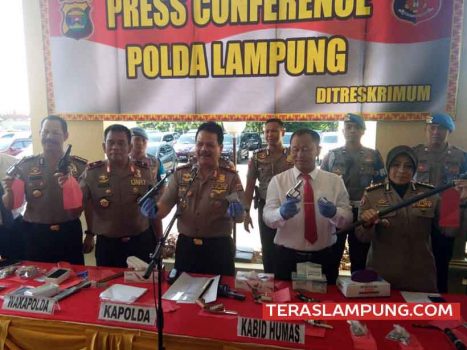 10 Hari, Polda Lampung Ungkap 60 Kasus dan Tangkap 81 Tersangka