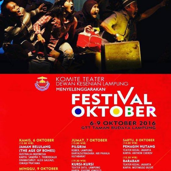 Ini Jadwal Festival Oktober Dewan Kesenian Lampung