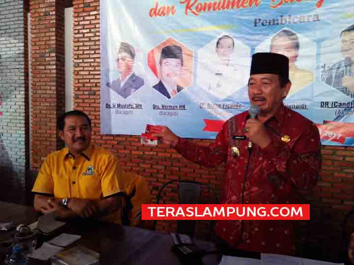 Mengaku Modal Dengkul di Pilgub Lampung 2018, Ini Program Herman HN Jika Terpilih Jadi Gubernur