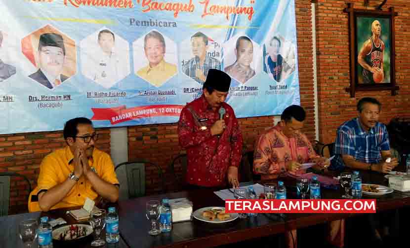 Dapat Rekomendasi PDIP, Herman HN akan Segera Deklarasi Cagub Lampung