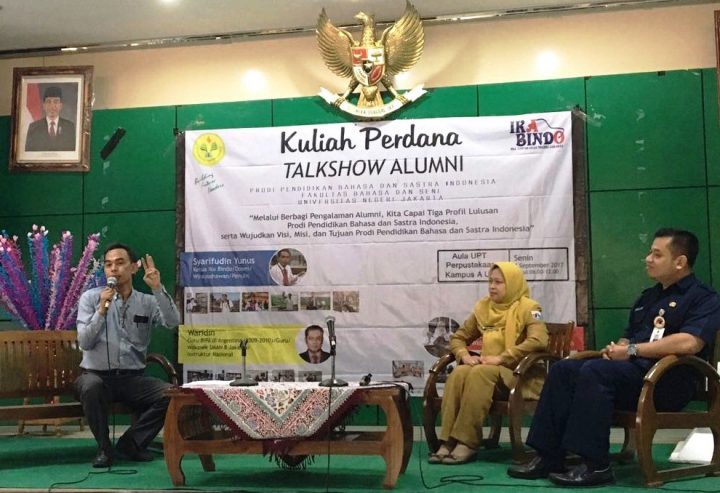IKA Bindo UNJ Imbau Politikus dan Tokoh Nasional Santun dalam Berbahasa