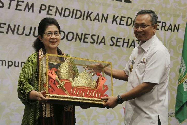 Menteri Kesehatan Apresiasi Gerakan Masyarakat Sehat Lampung