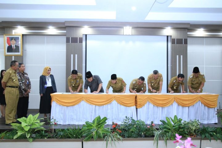 Bupati Tulangbawang Tandatangani Nota Kesepahaman dengan BPKP Lampung