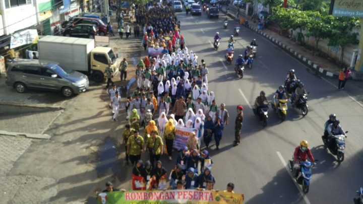 Pembukaan Olimpic Muhammadiyah V di Lapangan Saburai Berlangsung Meriah