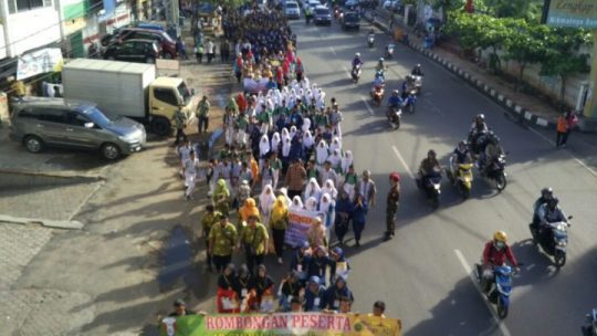 Pembukaan Olimpic Muhammadiyah V di Lapangan Saburai Berlangsung Meriah