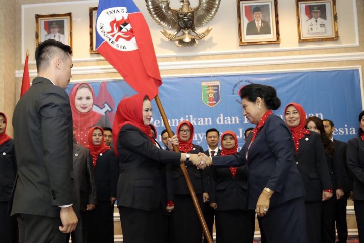 Aprilani Yustin Ficardo Dilantik Sebagai Ketua Yayasan Jantung Indonesia Cabang Lampung