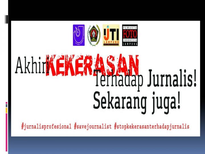 Besok Jurnalis Lampung Gelar Aksi Solidaritas Kekerasan Jurnalis Banyumas